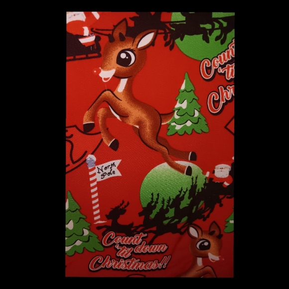 Countdown 2 Christmas Scrubtop w/ Rudolf the Red Nosed Reindeer.. by Rudolf - Picture 3 of 4
